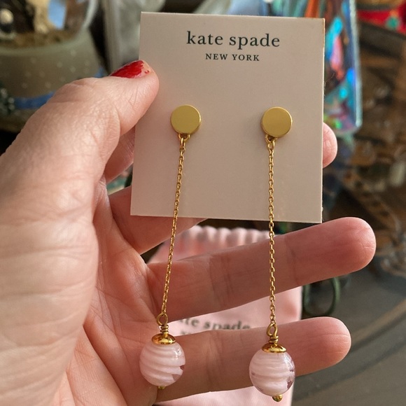 Brand New Kate Space Drop Earrings - Picture 2 of 3